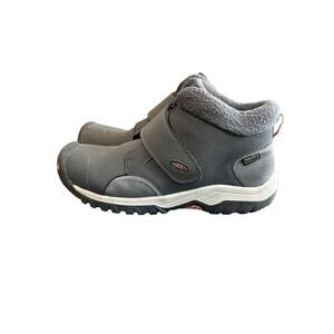 Keen Kootenay Waterproof Grey Suede Winter Snowboots Snow Boots Girls Youth Size